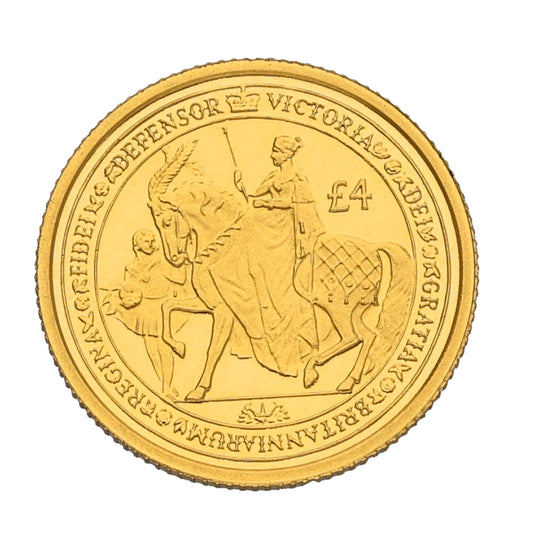 22ct Gold South Georgia & South Sandwich Islands £4 Coin 2019