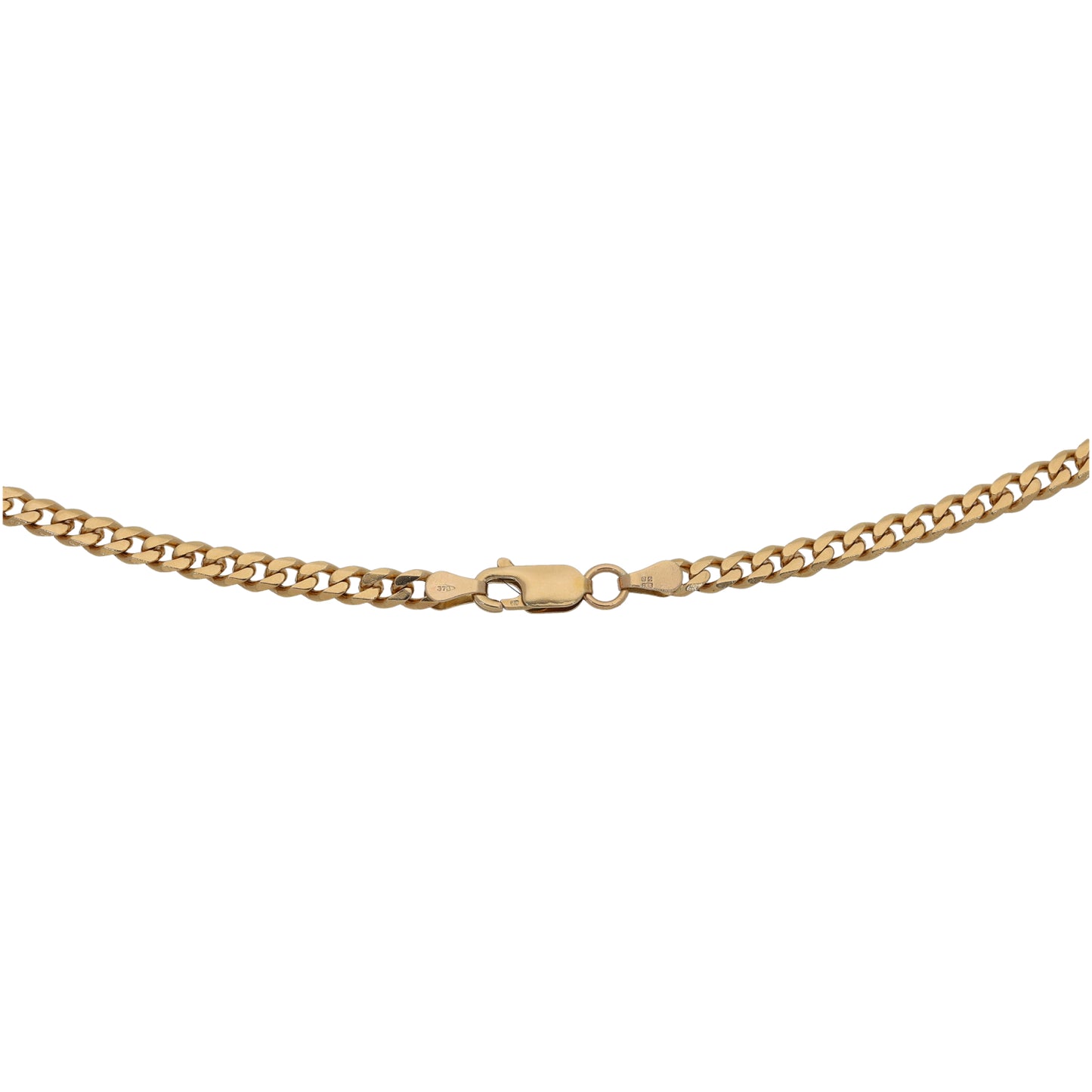 9ct Gold Curb Chain 32"