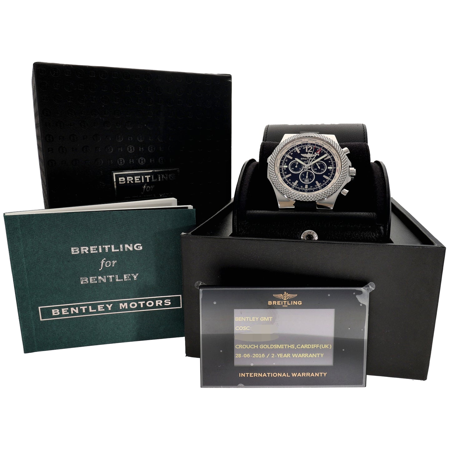Breitling Bentley GMT A47362 49mm Stainless Steel Watch