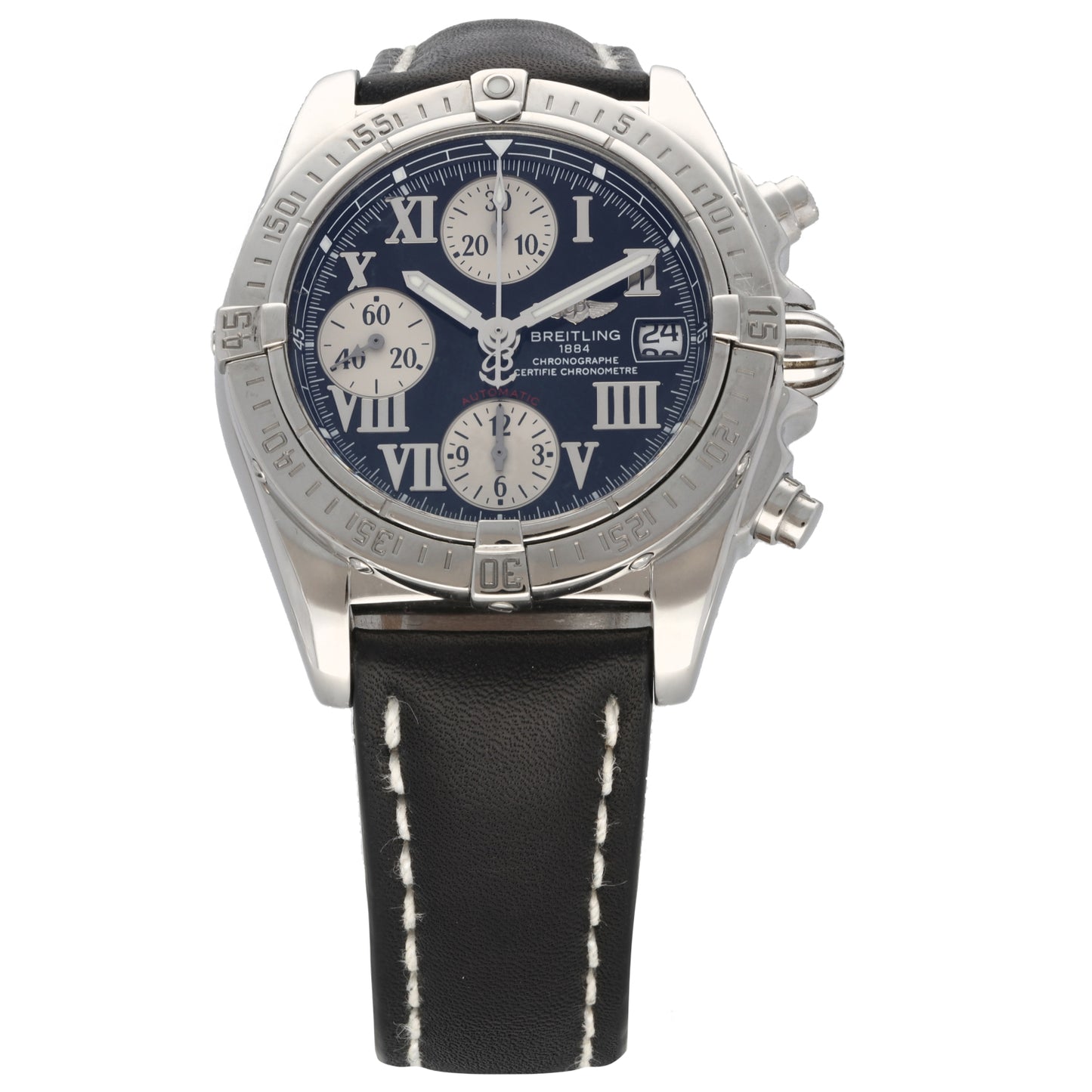 Breitling Cockpit A13358 39mm Stainless Steel Watch