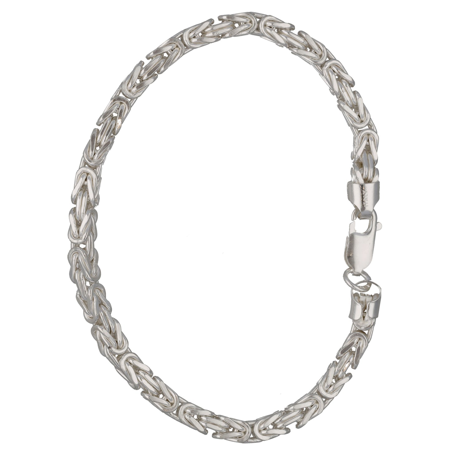 New Sterling Silver Byzantine Bracelet