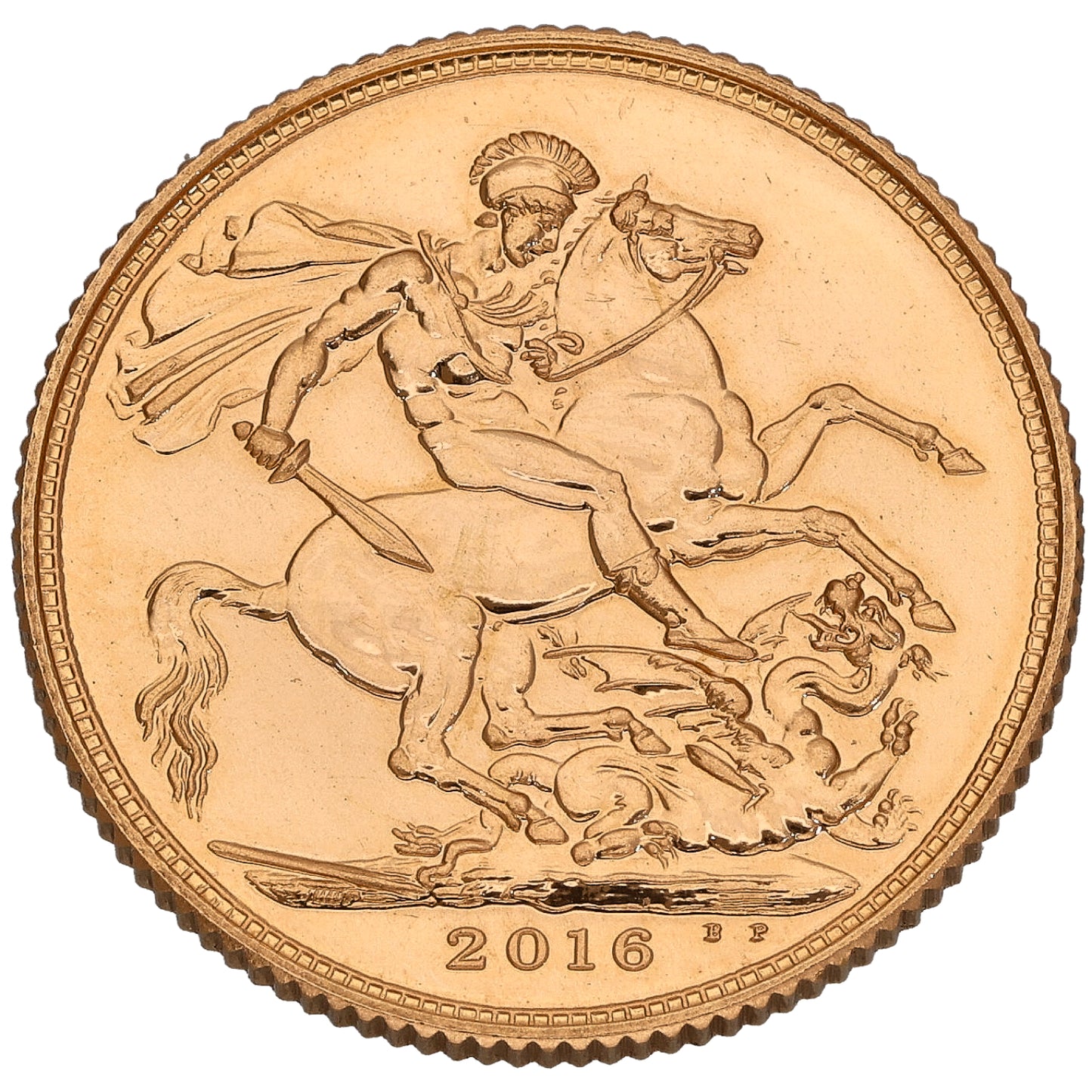 22ct Gold Queen Elizabeth II Full Sovereign Coin 2016