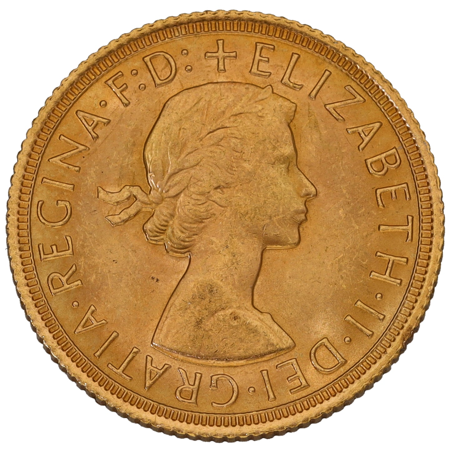 22ct Gold Queen Elizabeth II Full Sovereign Coin 1967