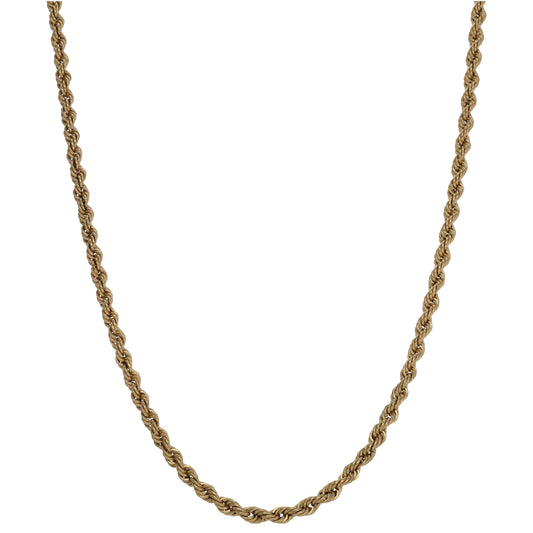 9ct Gold Rope Chain 24"