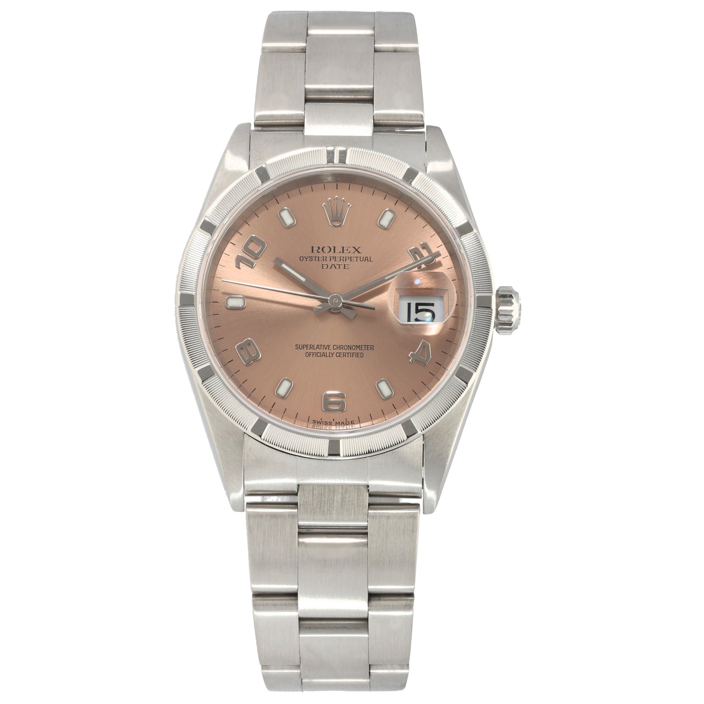 Rolex Date 15210 34mm Stainless Steel Watch