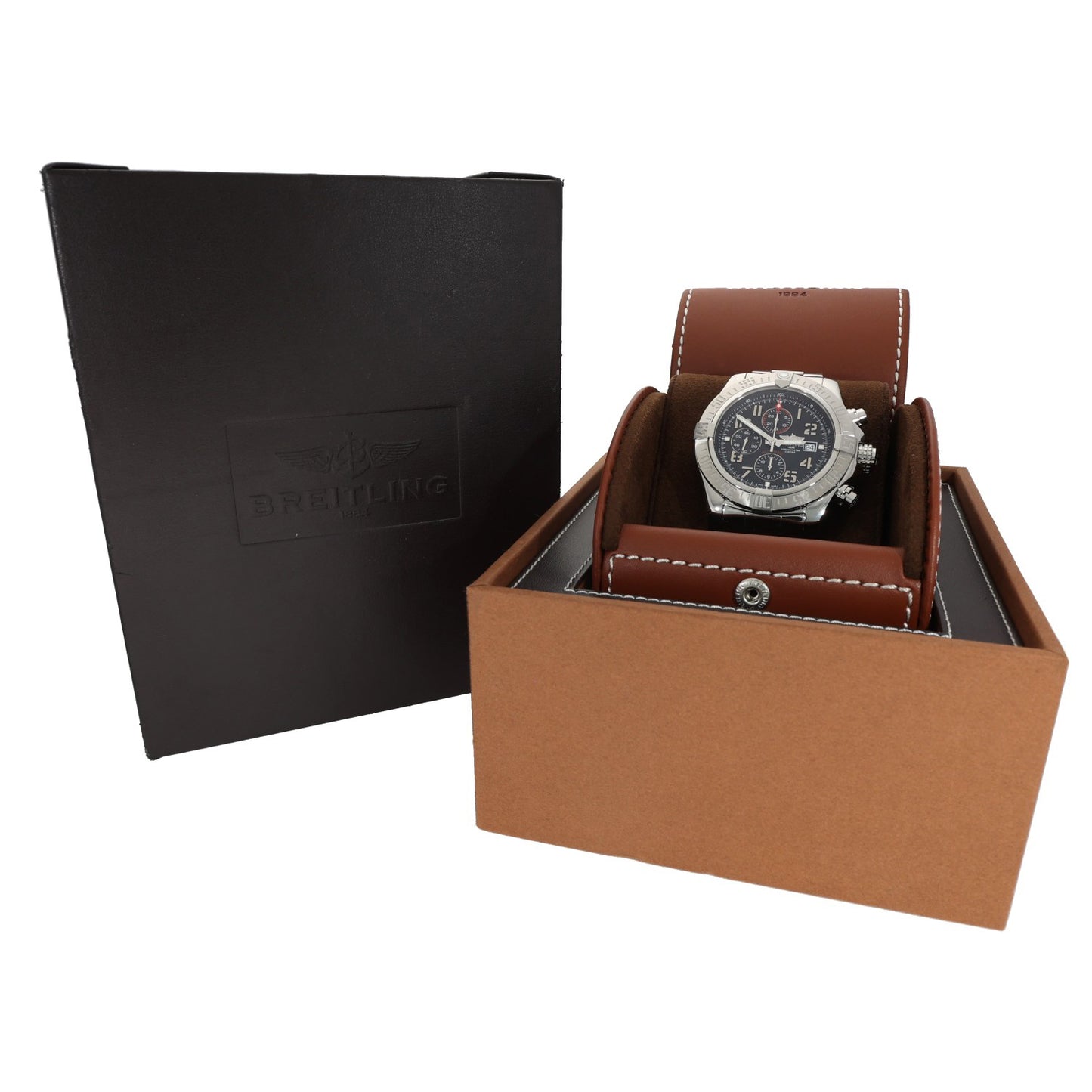 Breitling Super Avenger II A13371 48mm Stainless Steel Watch