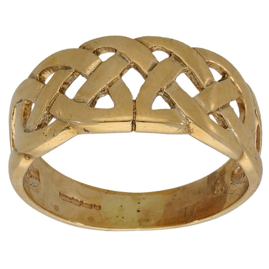 9ct Gold Alternative Ring Size R
