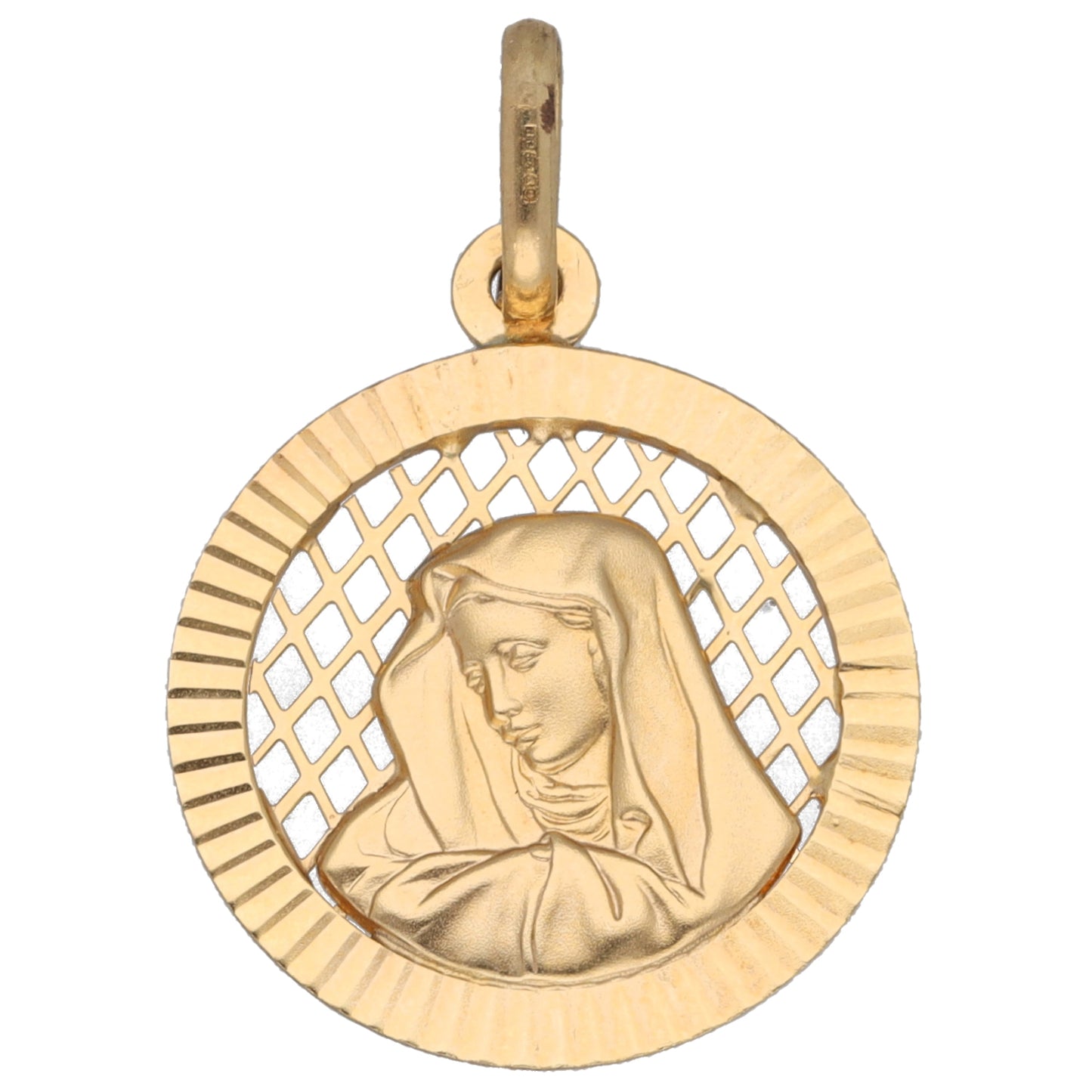 9ct Gold Mary Pendant
