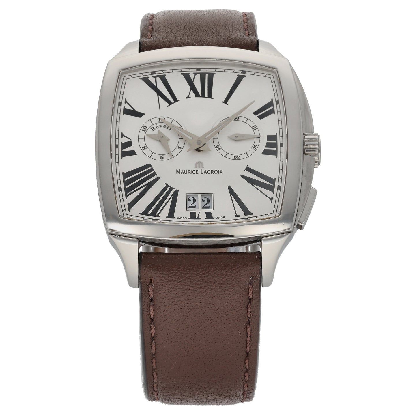 Maurice Lacroix Miros Coussin M15027 40mm Stainless Steel Watch