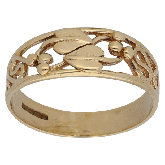 9ct Gold Alternative Ring Size O
