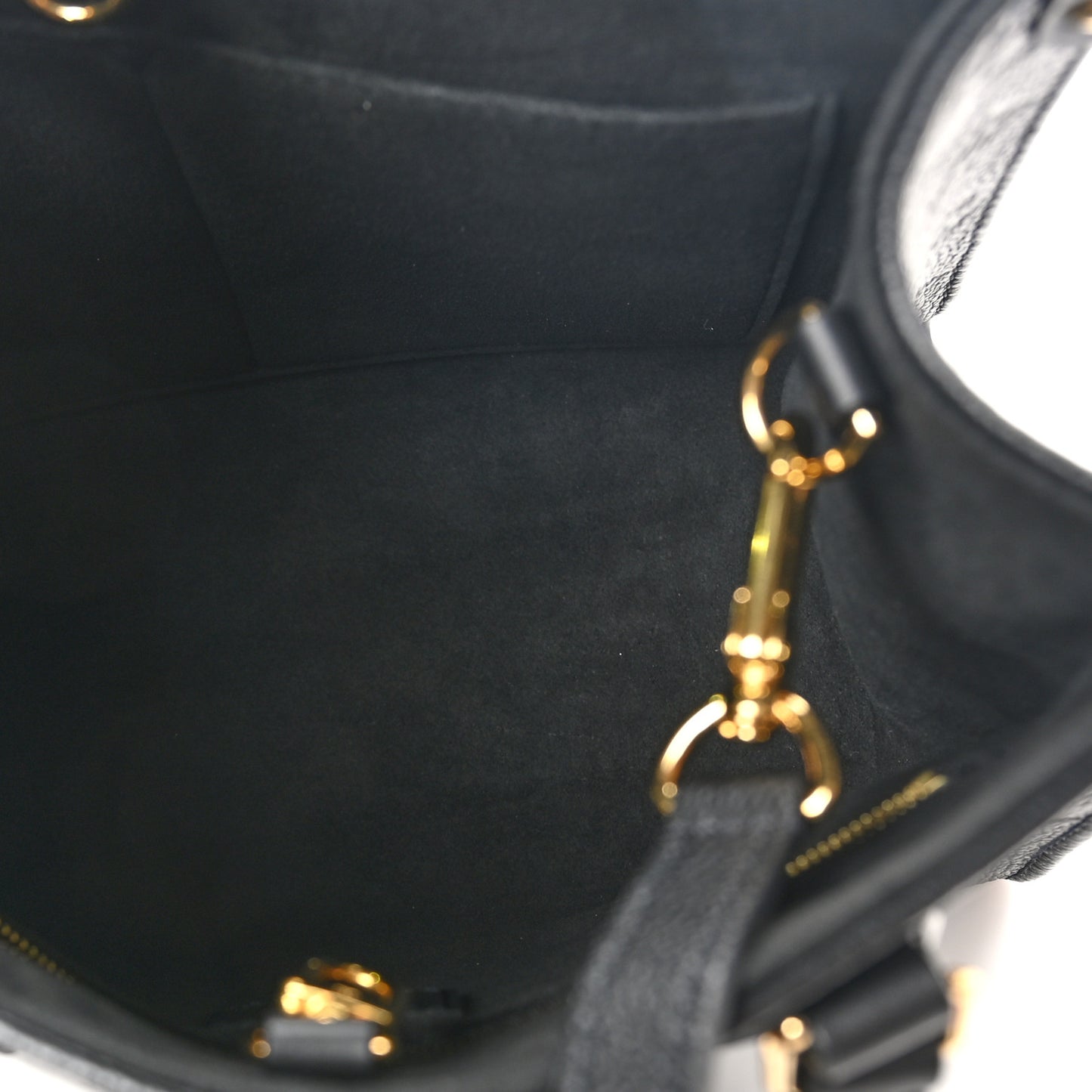 Louis Vuitton OnTheGo PM Empreinte Leather Bag - Black