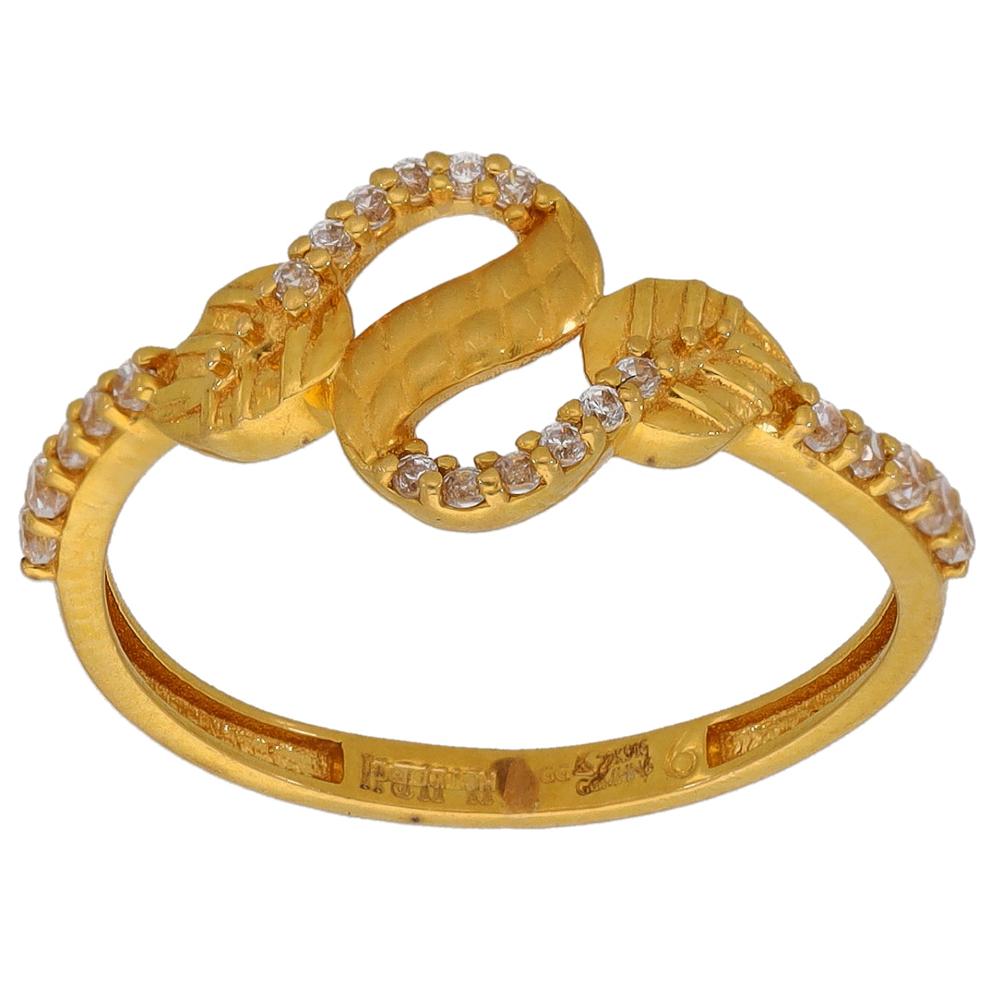 22ct Gold Alternative Ring Size N
