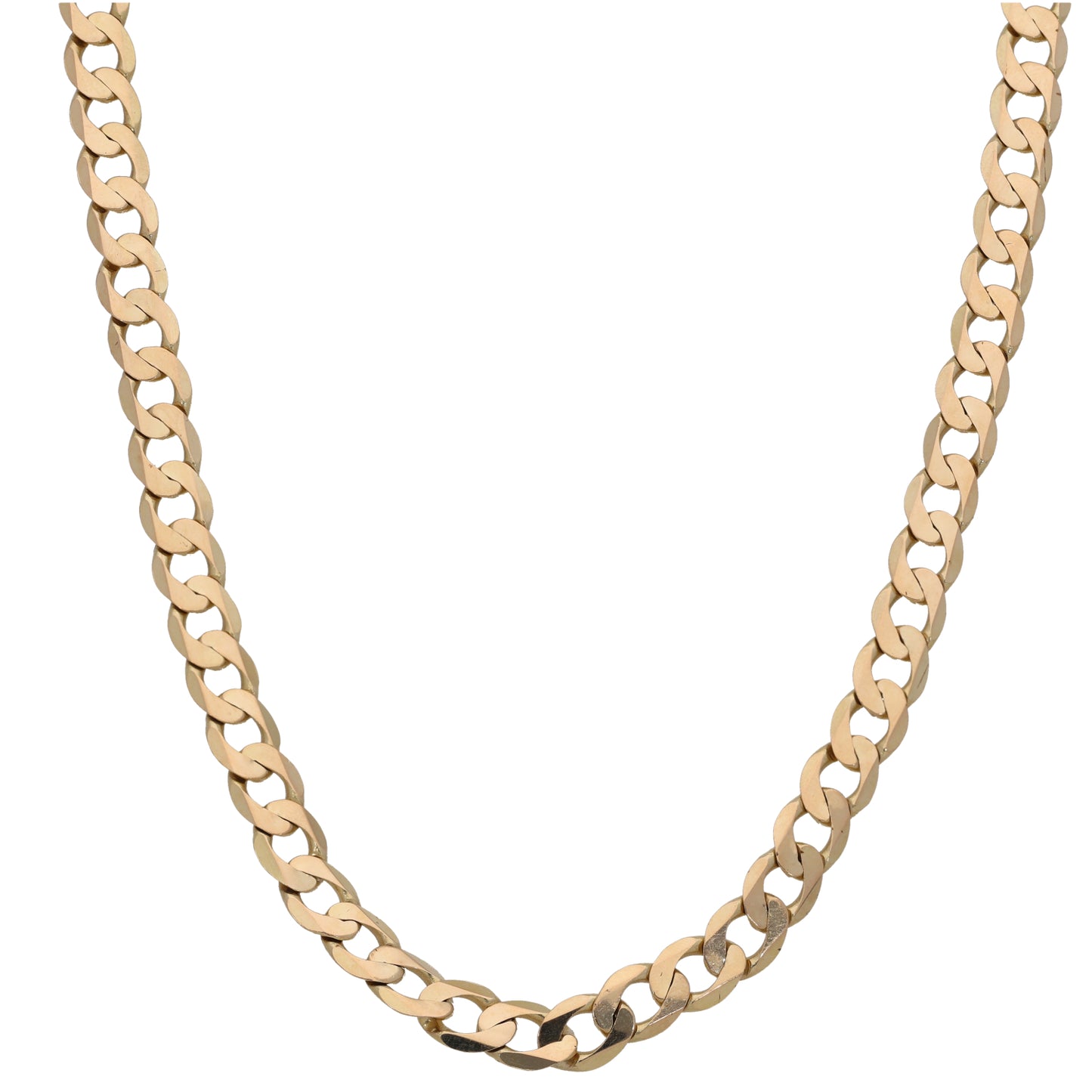 9ct Gold Curb Chain 20"