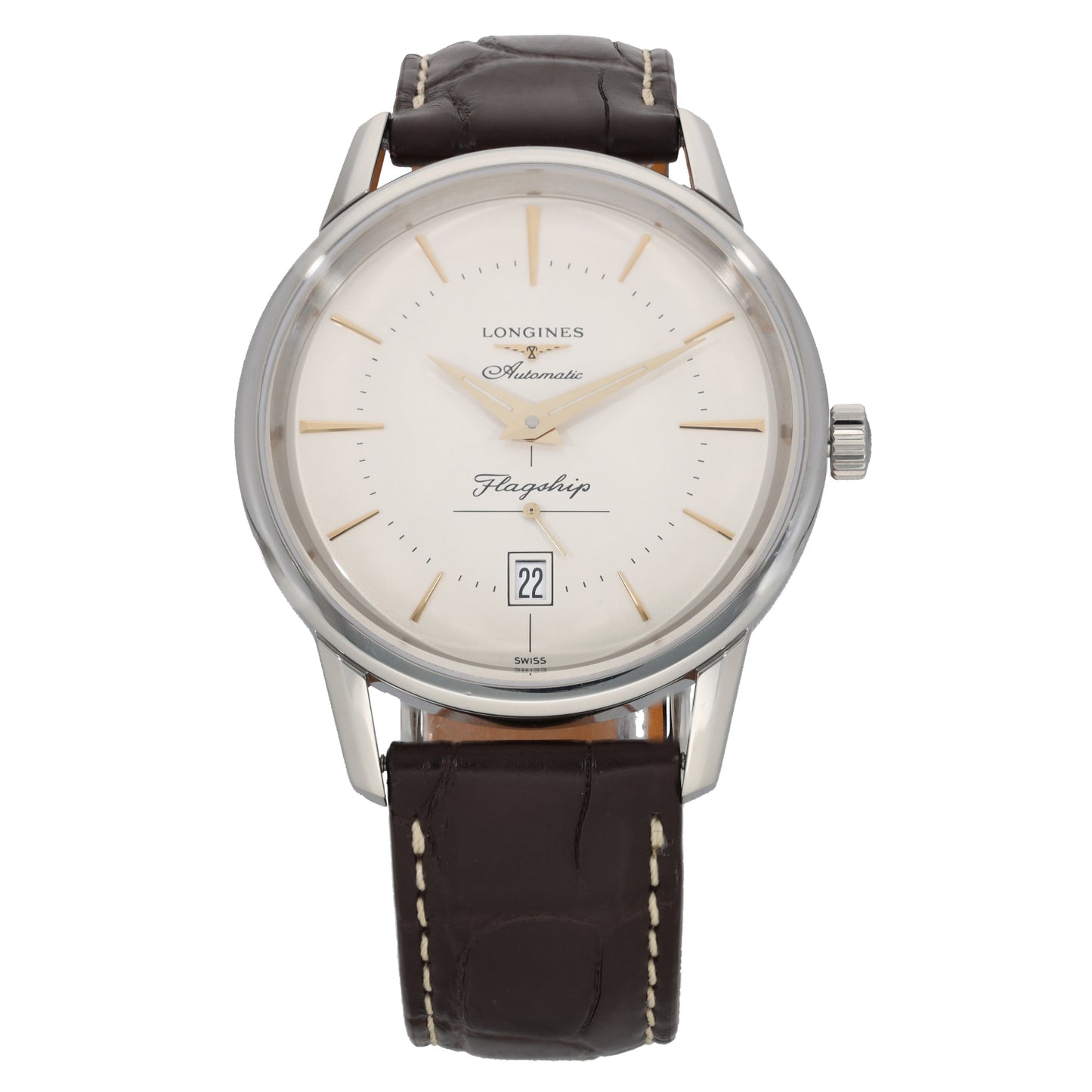 Longines Flagship L4.795.4 39mm Stainless Steel Watch