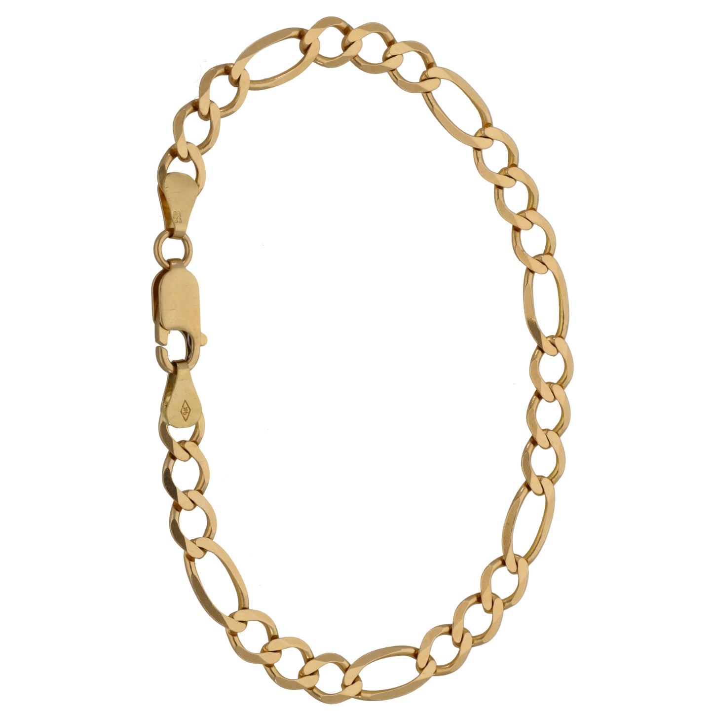 9ct Gold Figaro Bracelet