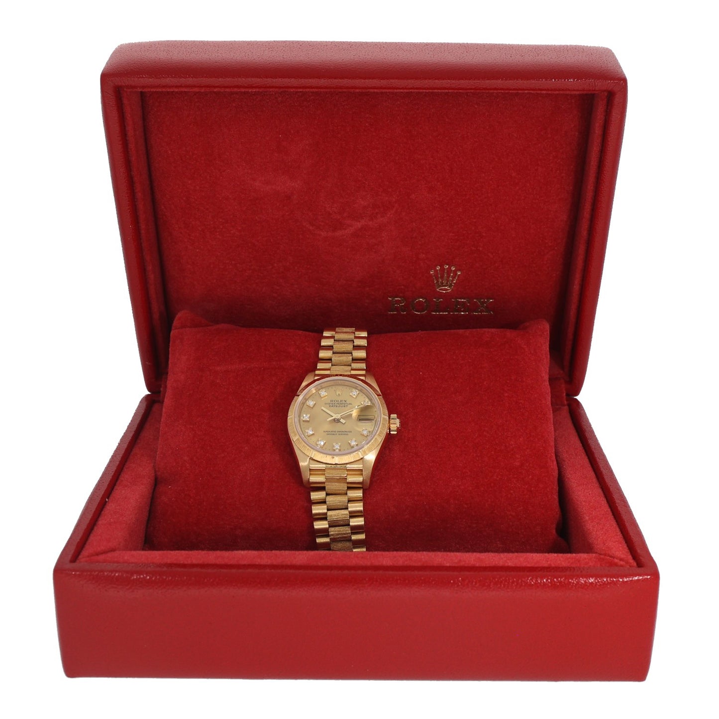 Rolex Lady Datejust 69278 26mm Gold Watch