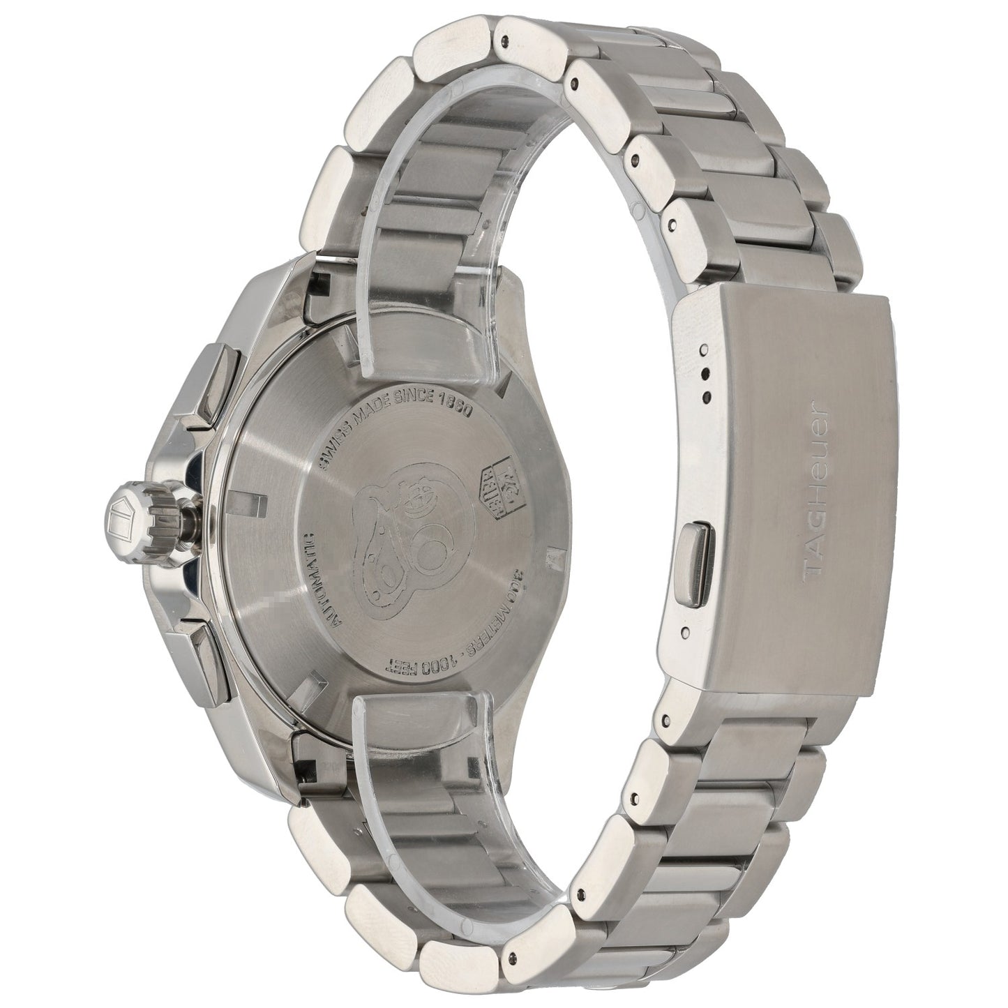 Tag Heuer Aquaracer CAY2111, White Dial, Stainless Steel, Rear Angle Image
