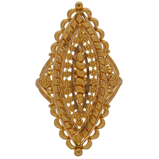 22ct Gold Dress/Cocktail Ring Size N