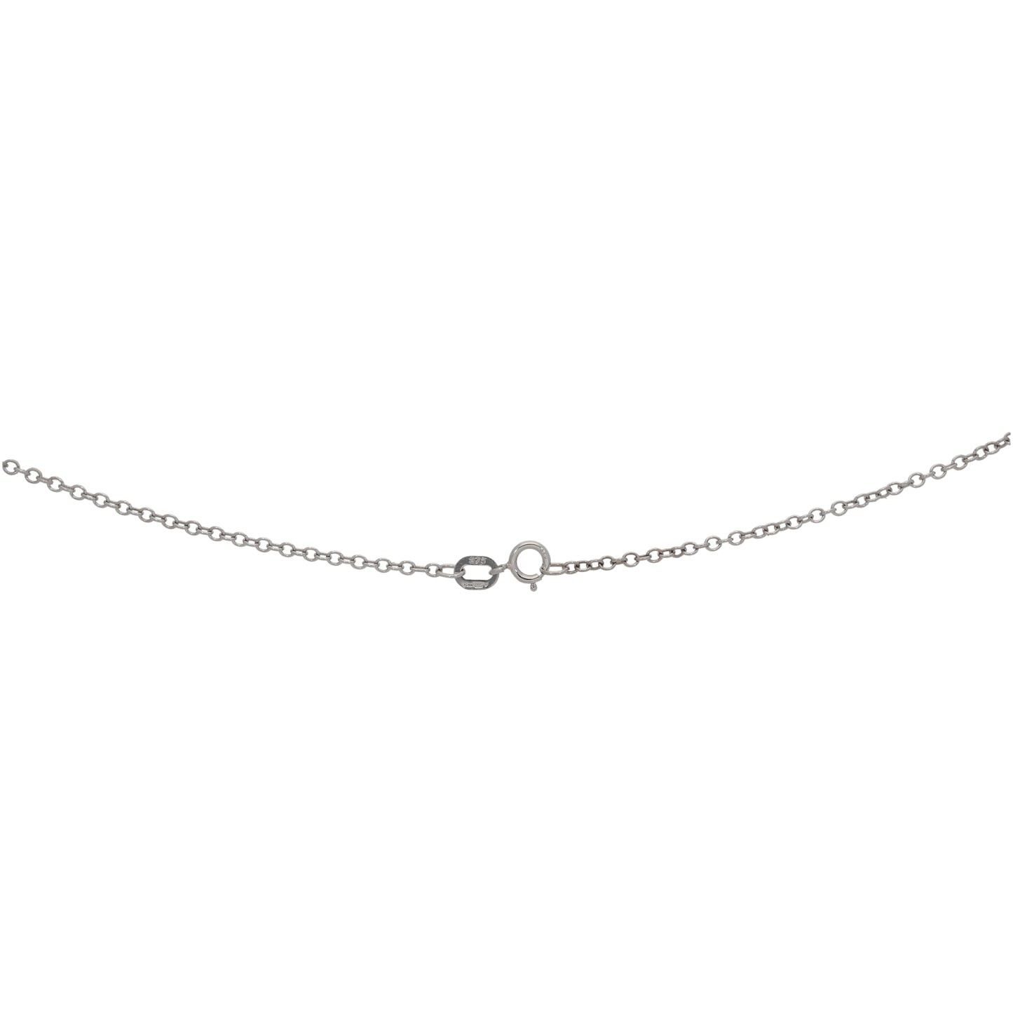 9ct White Gold 1.00ct Diamond Solitaire Pendant With Chain