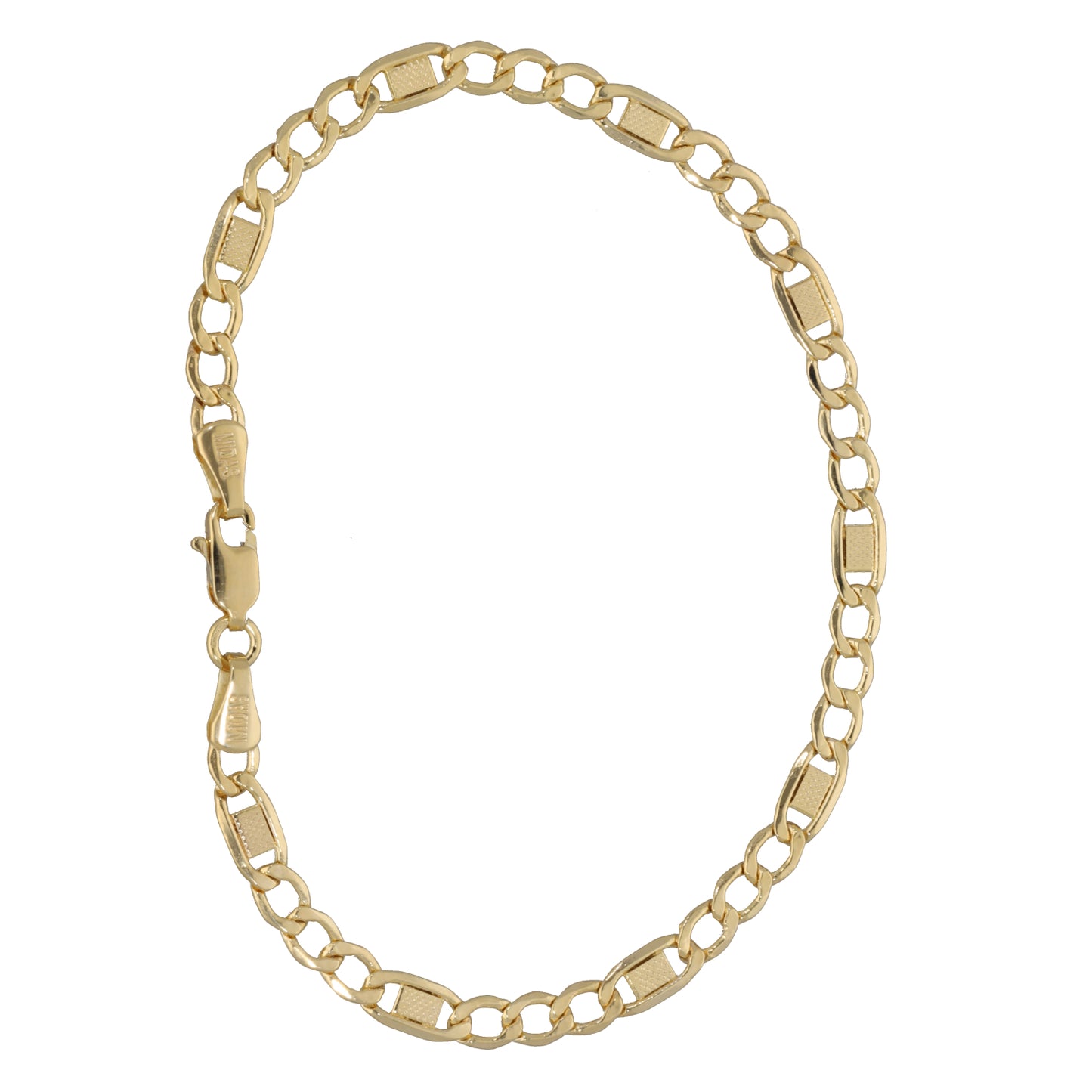 New 14ct Anchor Curb Bracelet