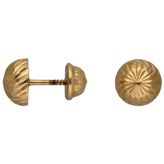 18ct Gold Stud Earrings