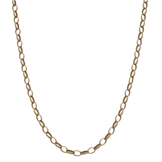 9ct Gold Belcher Chain 28"