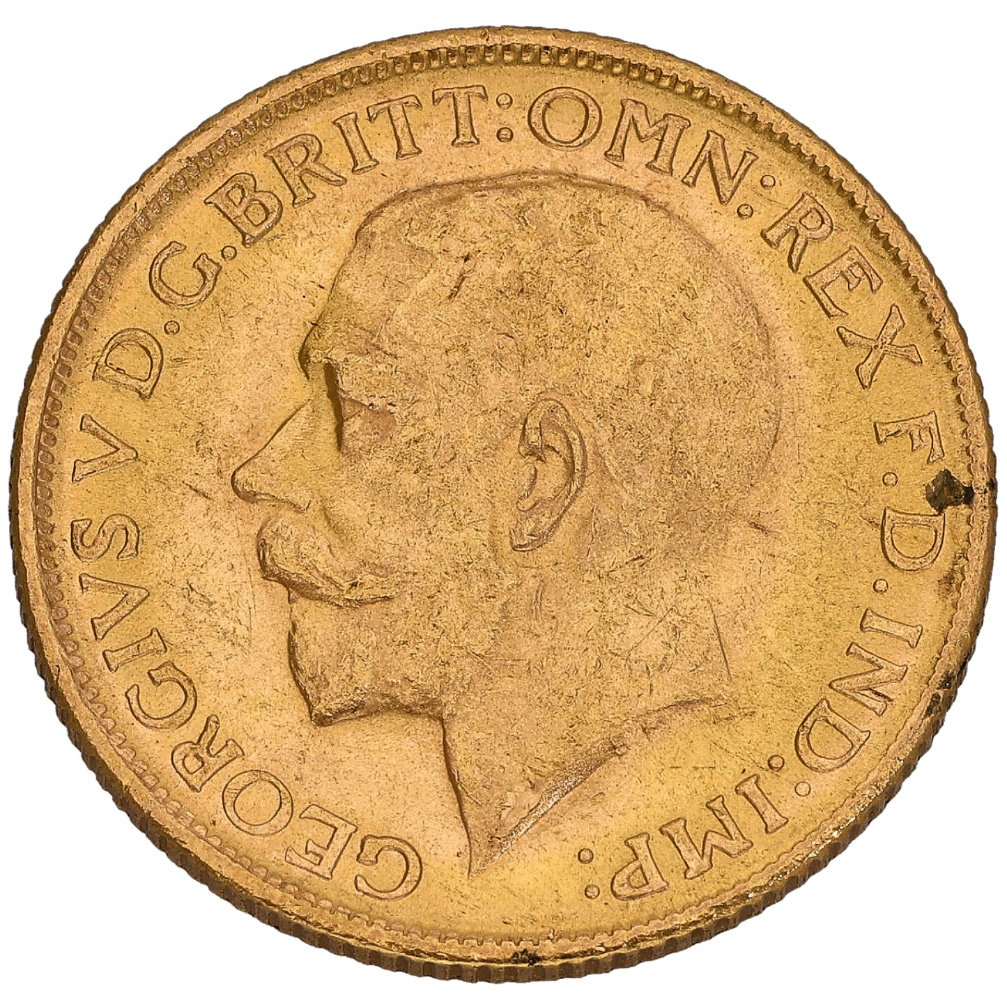 22ct Gold King George V Full Sovereign Coin 1915