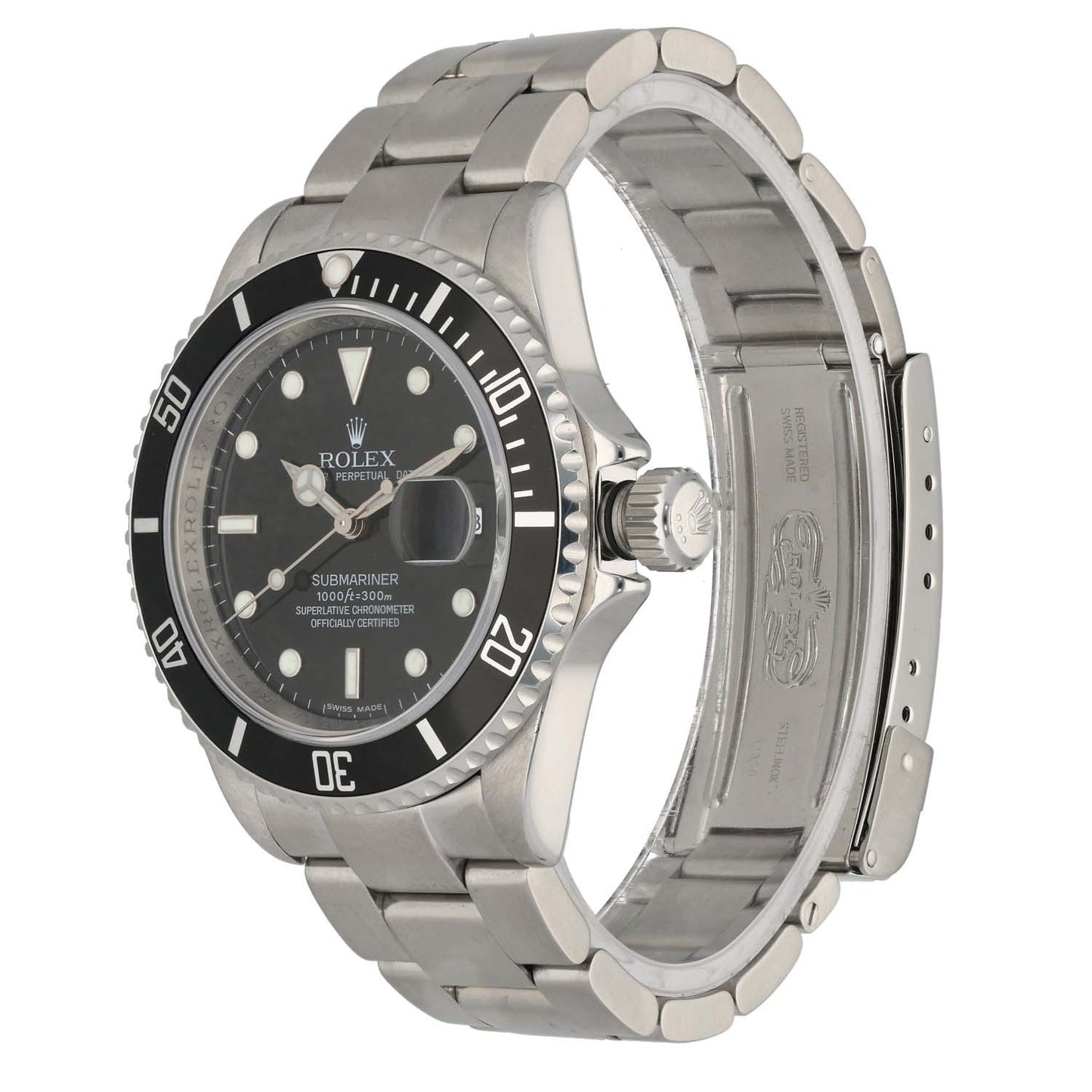Rolex Submariner 16610 40mm Stainless Steel Watch