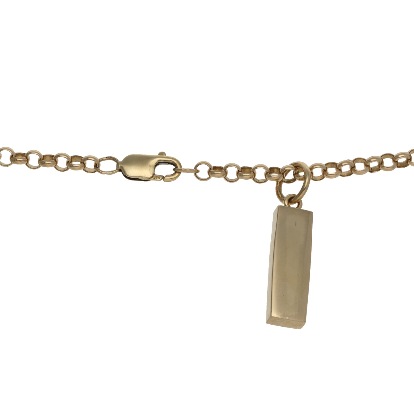 9ct Gold Ingot Pendant