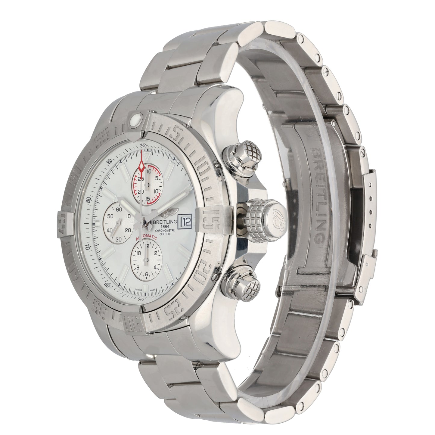 Breitling Super Avenger II A13371 48mm Stainless Steel Watch