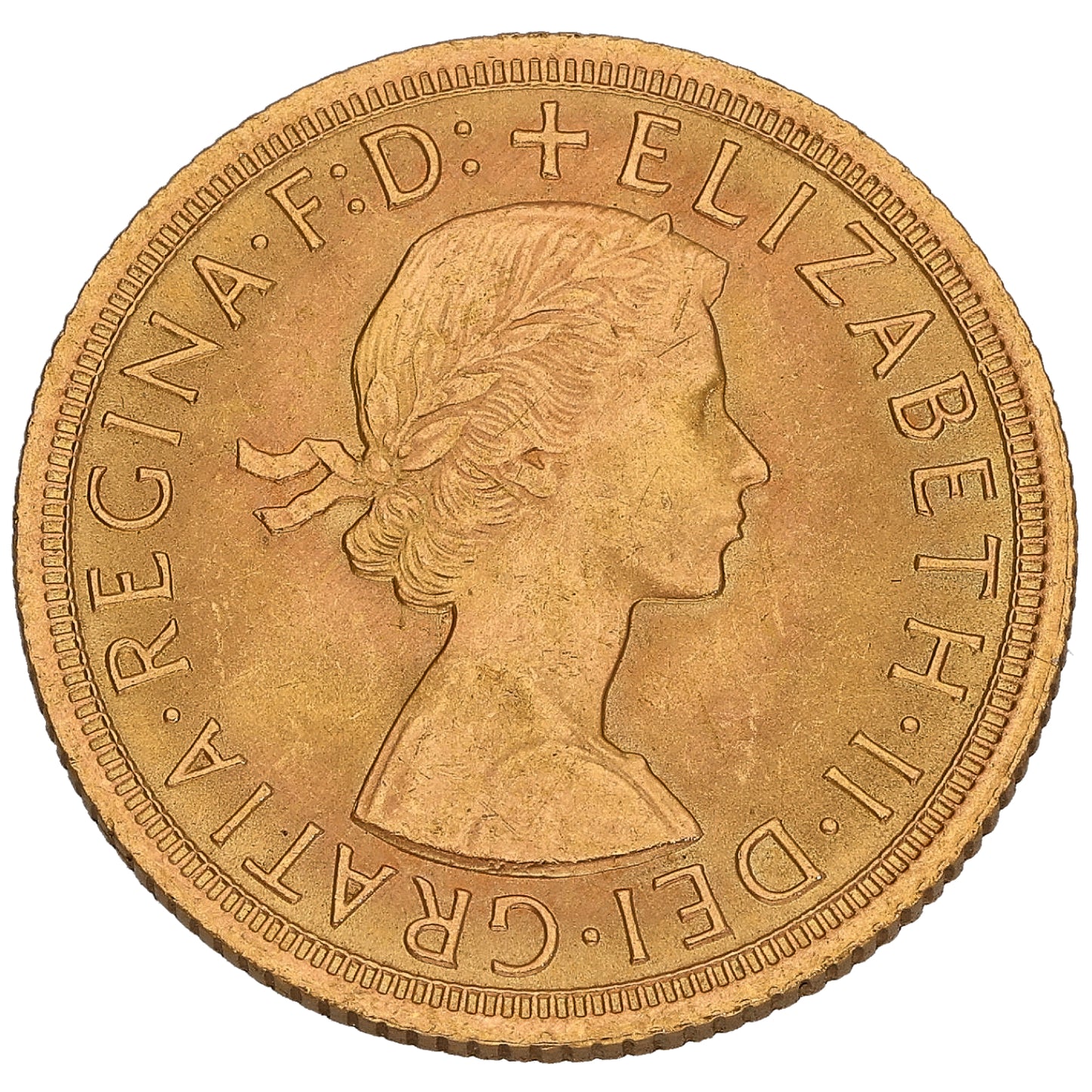 22ct Gold Queen Elizabeth II Full Sovereign Coin 1965