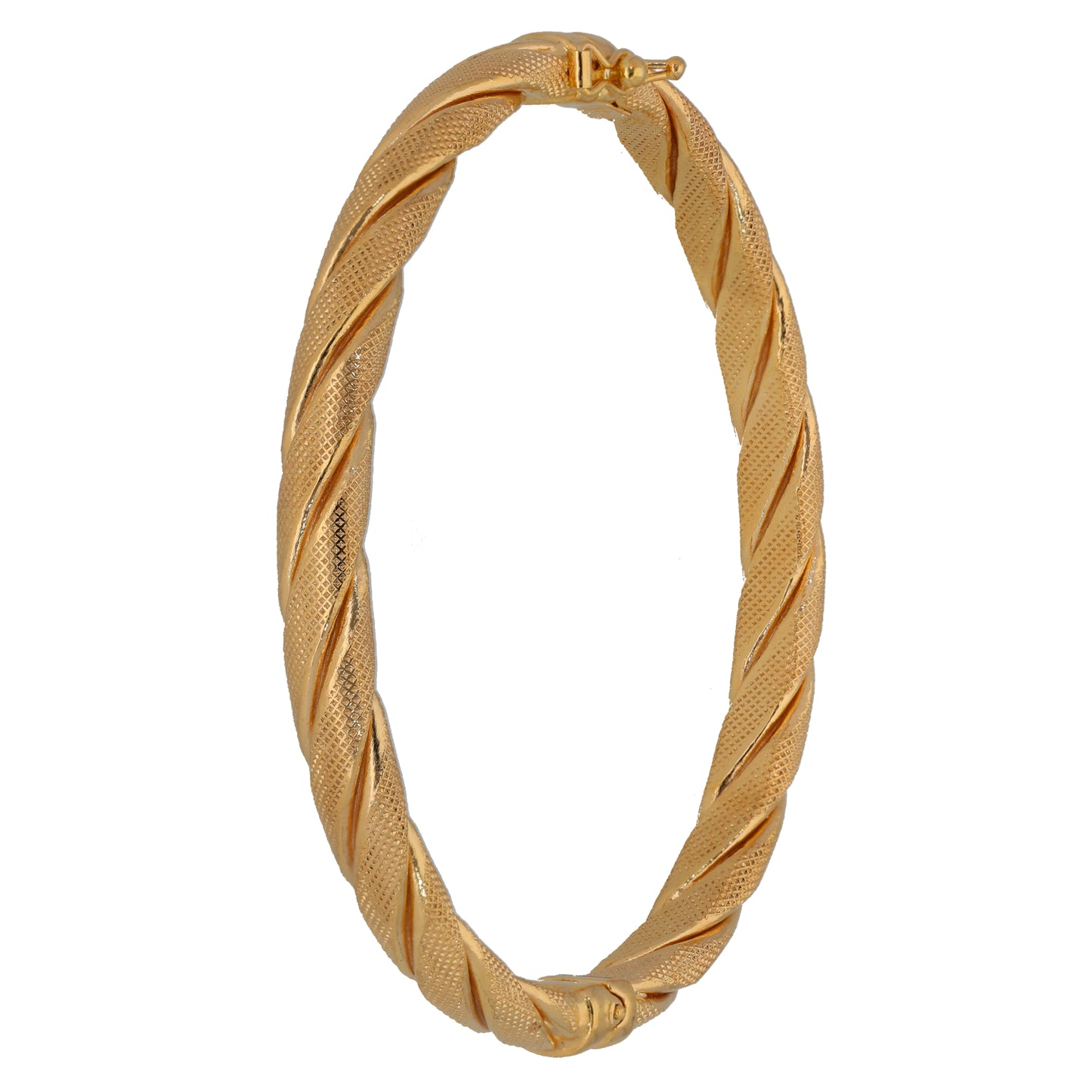 9ct Gold Hinged/Clasp Bangle