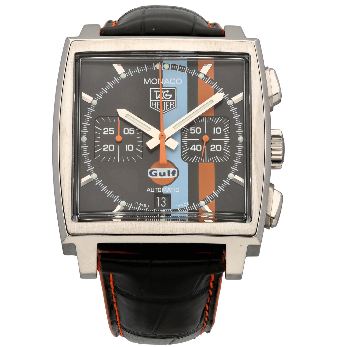 Tag Heuer Monaco Gulf CW211A 39mm Stainless Steel Watch