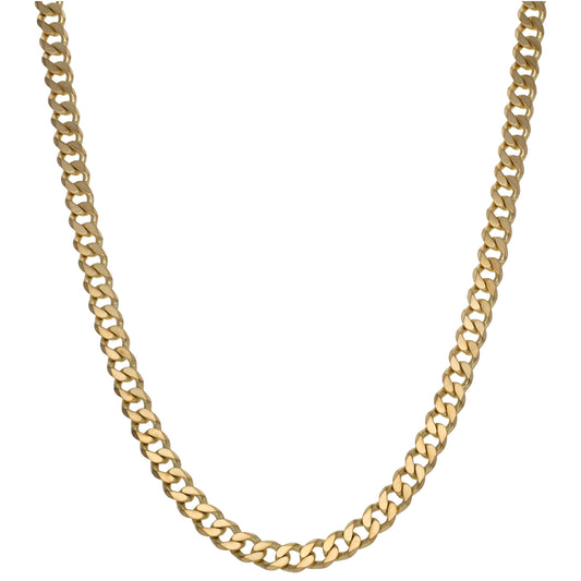 9ct Gold Curb Chain 24"
