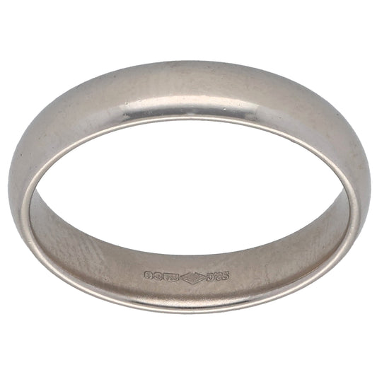 Platinum Plain Wedding Ring Size P