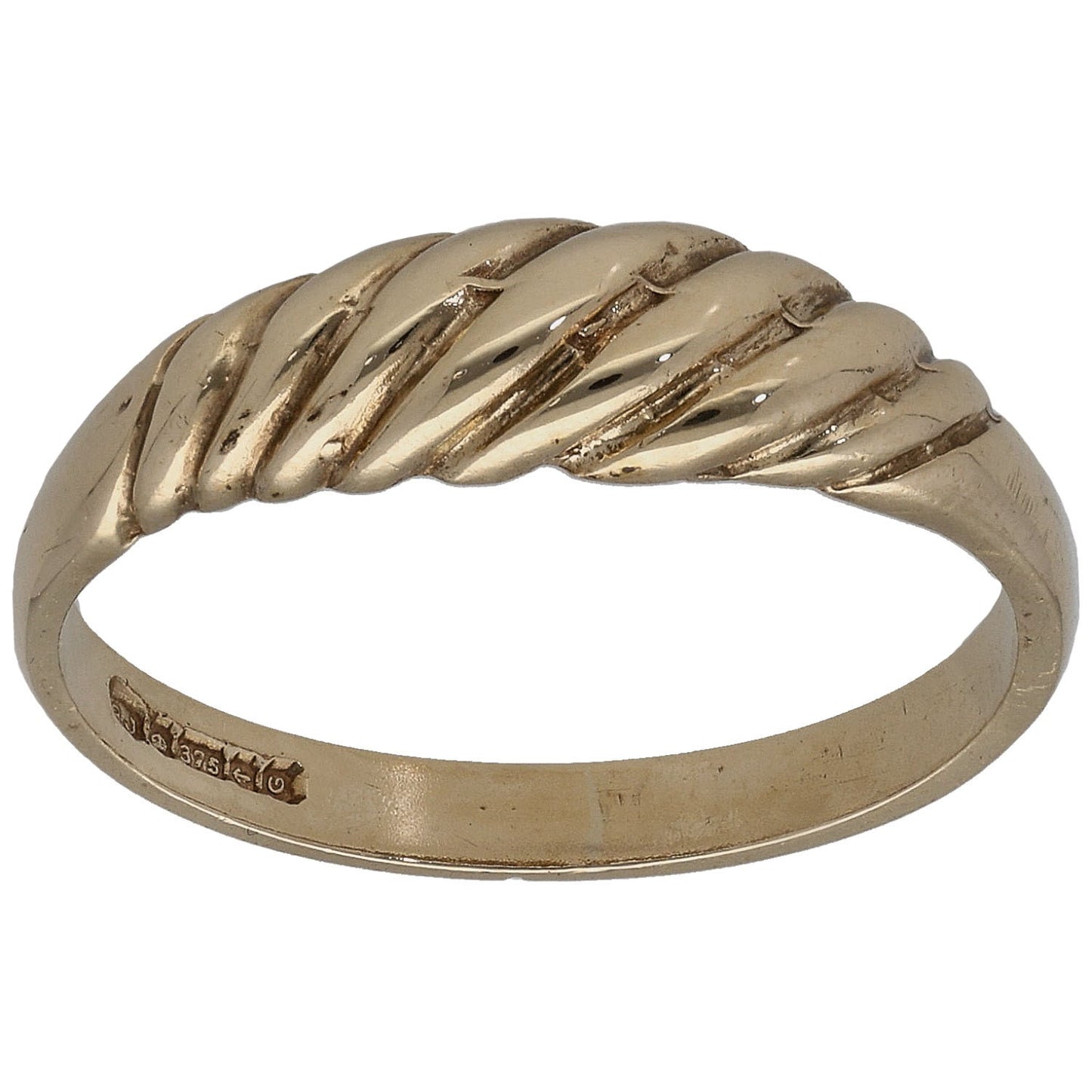 9ct Gold Alternative Ring Size N