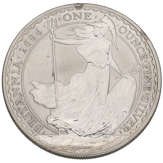 Fine Silver Queen Elizabeth II 1 OZ Britannia Coin 2006