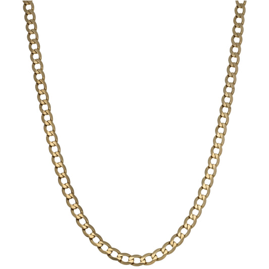 9ct Gold Curb Chain 20"
