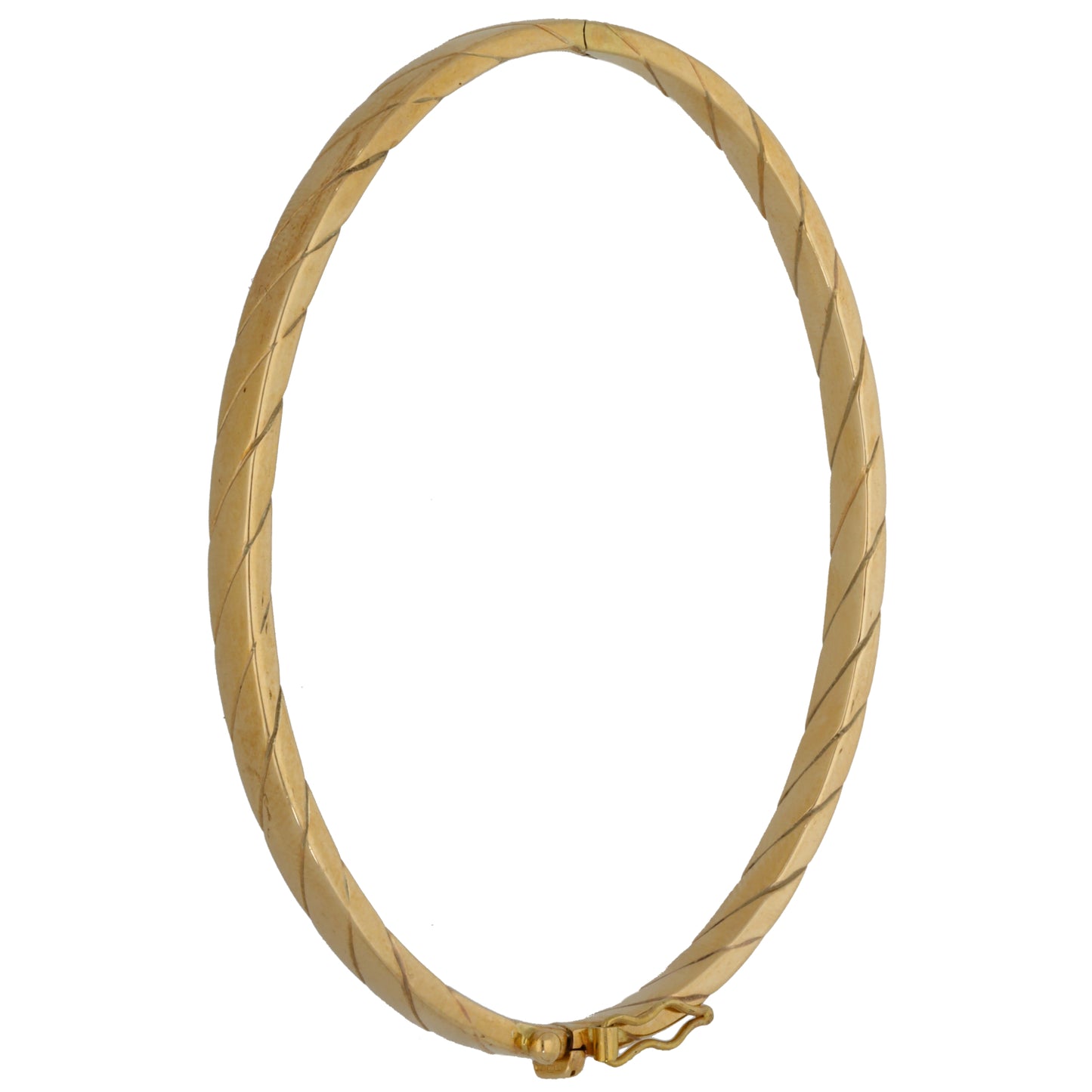 9ct Gold Hinged/Clasp Bangle