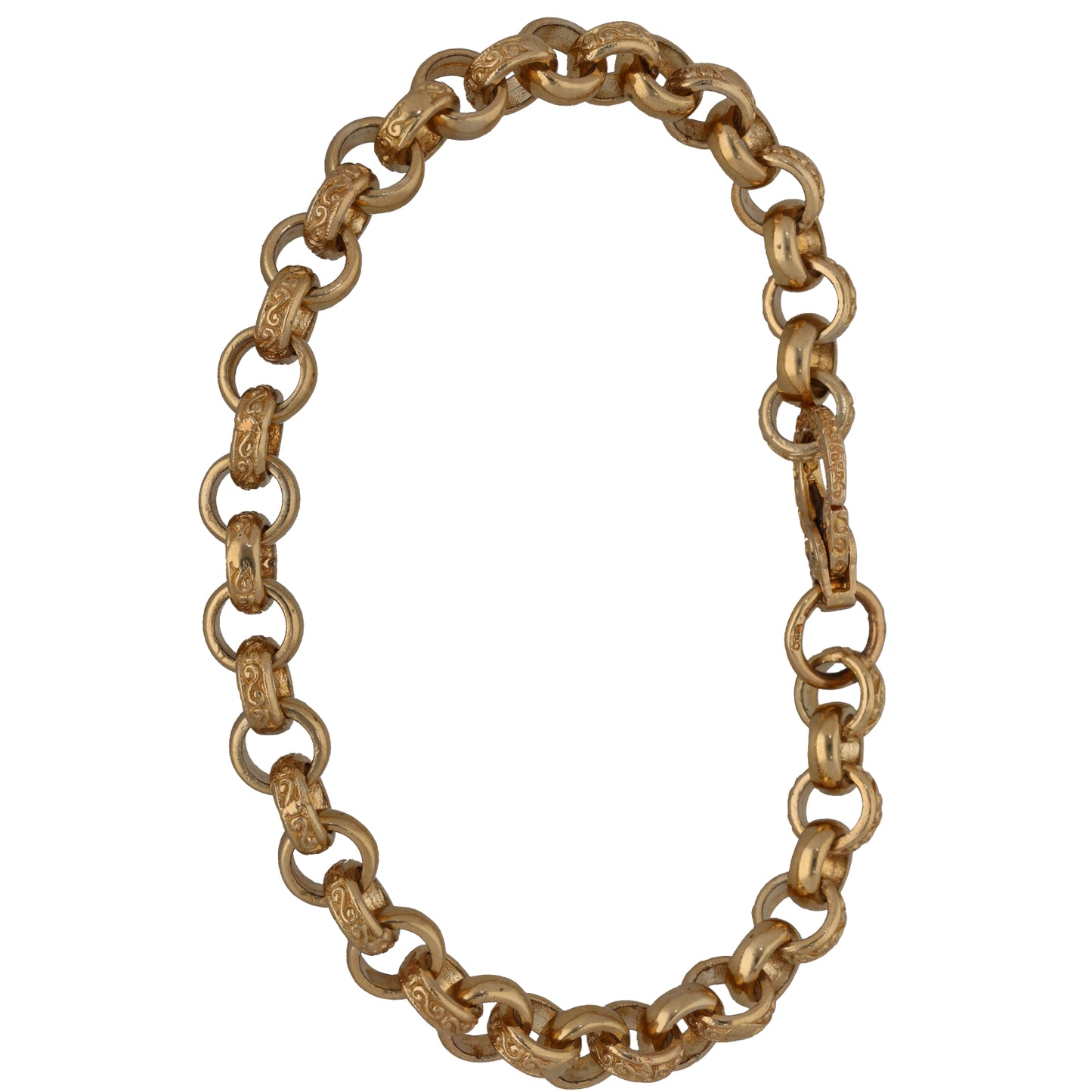 9ct Gold Belcher Bracelet