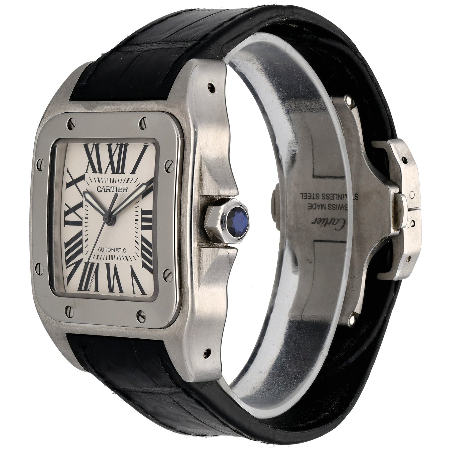 Cartier Santos 100 W20073X8 41mm Stainless Steel Watch