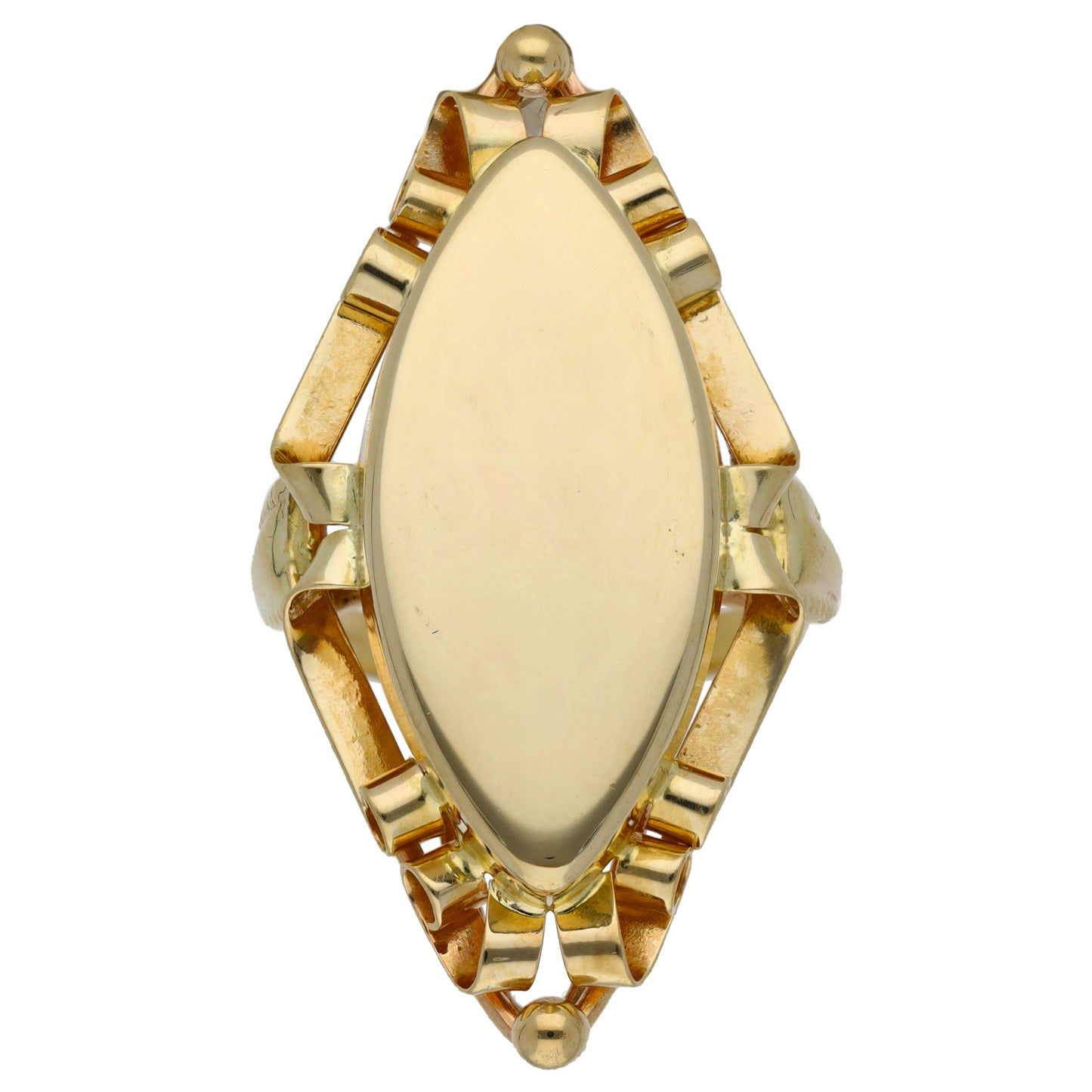 14ct Gold Alternative Ring Size S