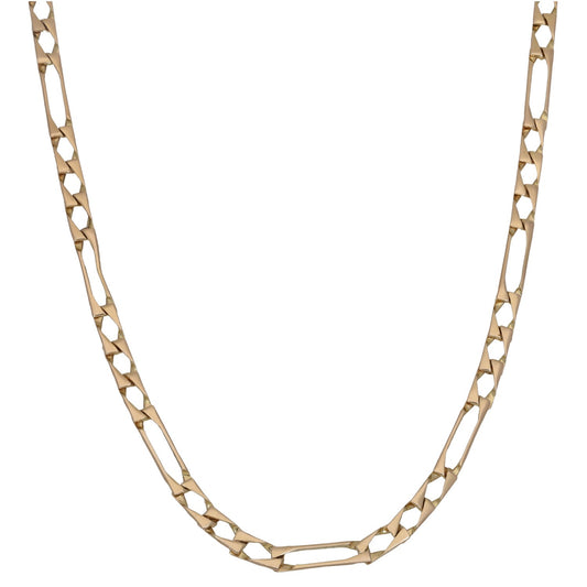 9ct Gold Figaro Chain 24"
