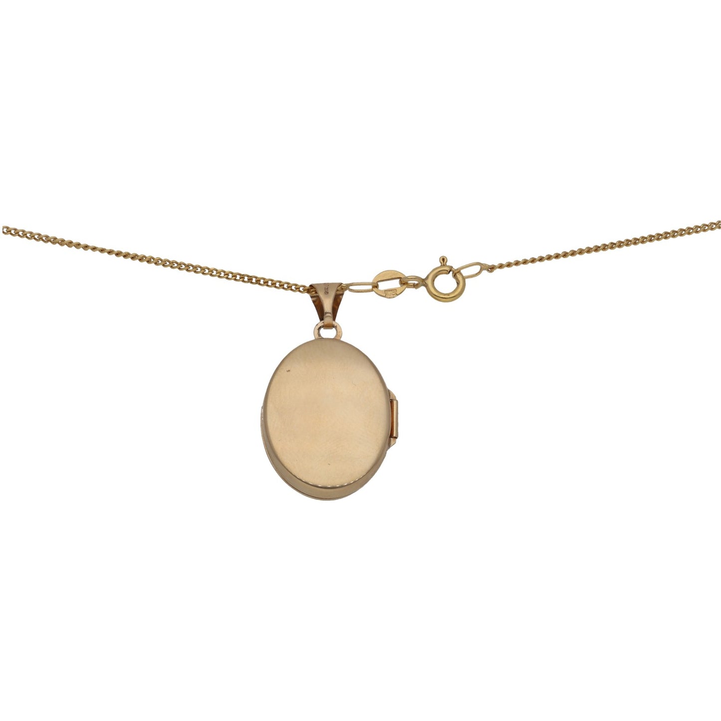 9ct Gold Mum Locket Pendant With Chain