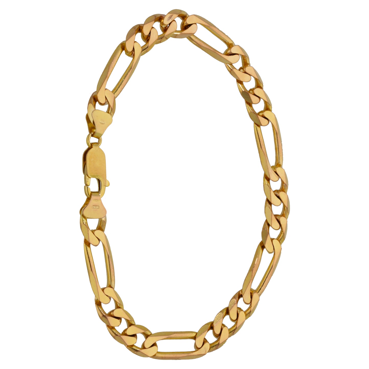 9ct Gold Figaro Bracelet
