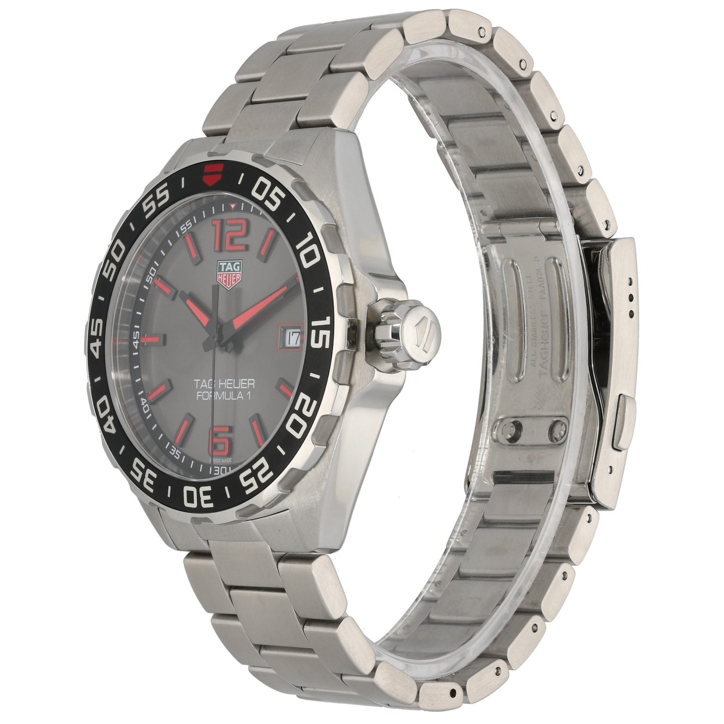 Tag Heuer Formula 1 WAZ1018 43mm Stainless Steel Watch
