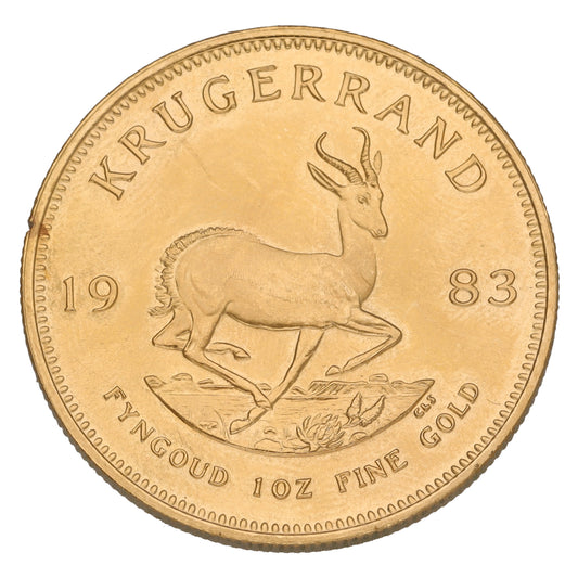 22ct Gold 1 OZ Krugerrand Coin 1983