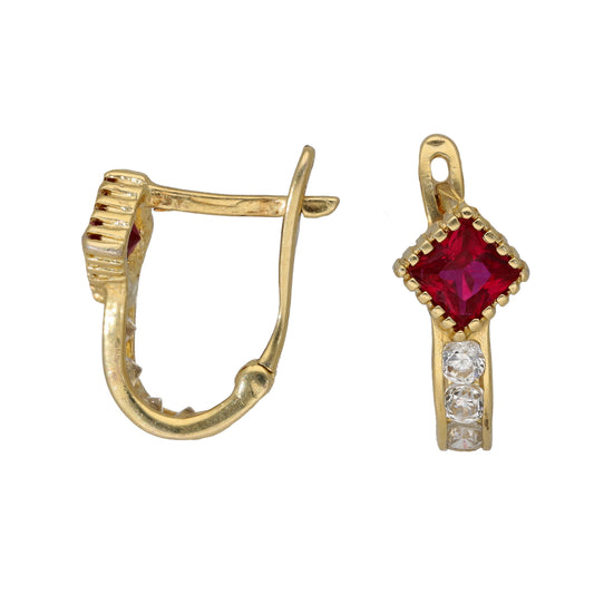 14ct Gold Imitation Drop Earrings