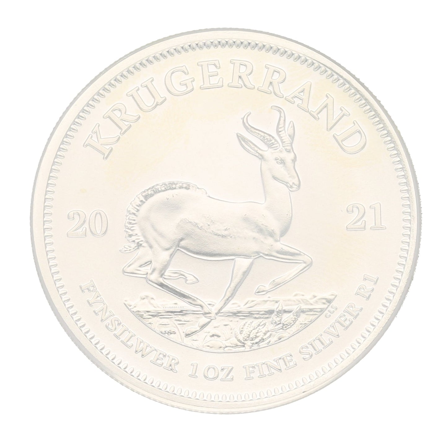New Silver Sterling Full Krugerrand Coin 2021