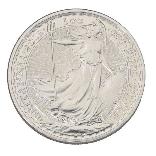 Fine Silver Queen Elizabeth II 1 OZ Britannia Coin 2019